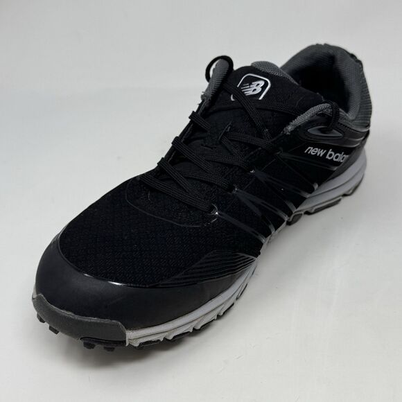 New Balance Minimus Spikeless Golf Shoes Mens 8 2E Wide Black Gray Waterproof - Picture 7 of 15